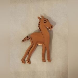 Vintage Foal Horse Small Brooch Pin [ Read Details ]
